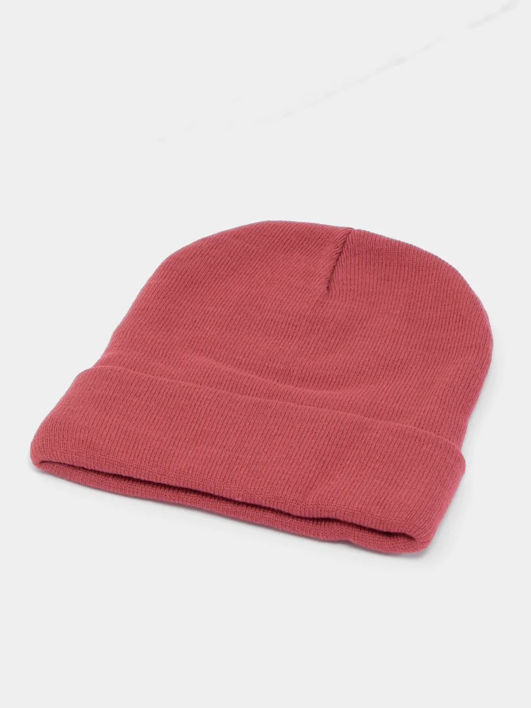 Кораллово-розовый шапка-бини Toprock Caps унисекс, зимняя, 21 цвет