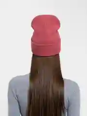 Кораллово-розовый шапка-бини Toprock Caps унисекс, зимняя, 21 цвет