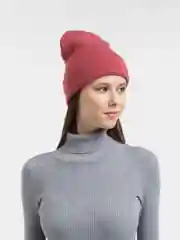 Кораллово-розовый шапка-бини Toprock Caps унисекс, зимняя, 21 цвет