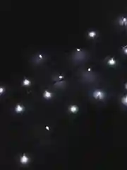 Гирлянда для улицы, 10 м, 100 небьющихся LED ламп, сверхяркая, белая