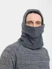 Угольный флисовая балаклава на подтяжках, теплая