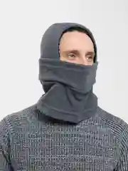 Угольный флисовая балаклава на подтяжках, теплая