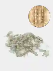 Новогодняя гирлянда, штора, занавес 3х2м