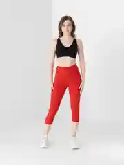Красный бриджи женские