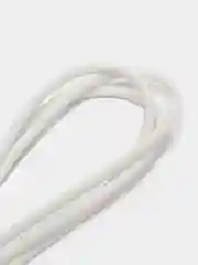 Белый кабель зарядки USB Type-C Borofone BX30 Silicone, 1 метр, круглый, 2.4 A, силикон, 2 цвета