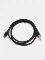 Черный кабель зарядки USB Type-C Borofone BX30 Silicone, 1 метр, круглый, 2.4 A, силикон, 2 цвета
