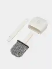 Белый силиконовый ершик для туалета