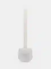 Белый силиконовый ершик для туалета