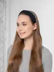 Темно-синий ободки женские, из мягкого материала, 10 цветов