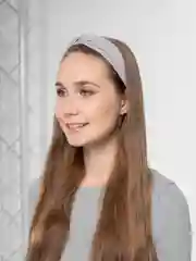 Серый ободки женские, из мягкого материала, 10 цветов