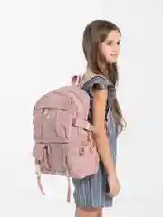 Розовый рюкзак для девочек