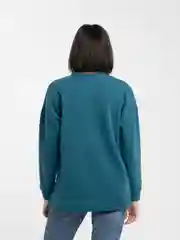 Зеленый свитшот женский