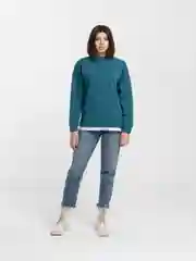 Зеленый свитшот женский