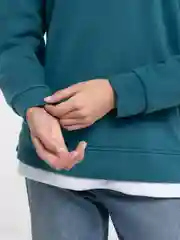 Зеленый свитшот женский