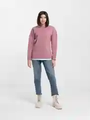 Розовый свитшот женский