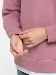 Розовый свитшот женский