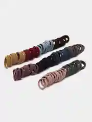 Шоколадный резинки бесшовные, для волос, мягкие, 4,5 см