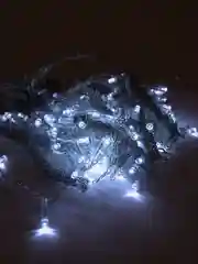 Светодиодная гирлянда штора, занавес на окно, холодный и теплый белый цвет