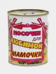 Бирюзовый носки в банке, мужские и женские, подарок на новый год