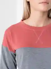 Розовый свитшот в полоску LaFemme