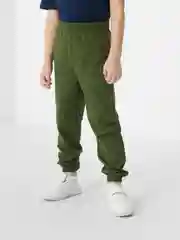 Зелёный хаки спортивные штаны, на резинке, хлопковые