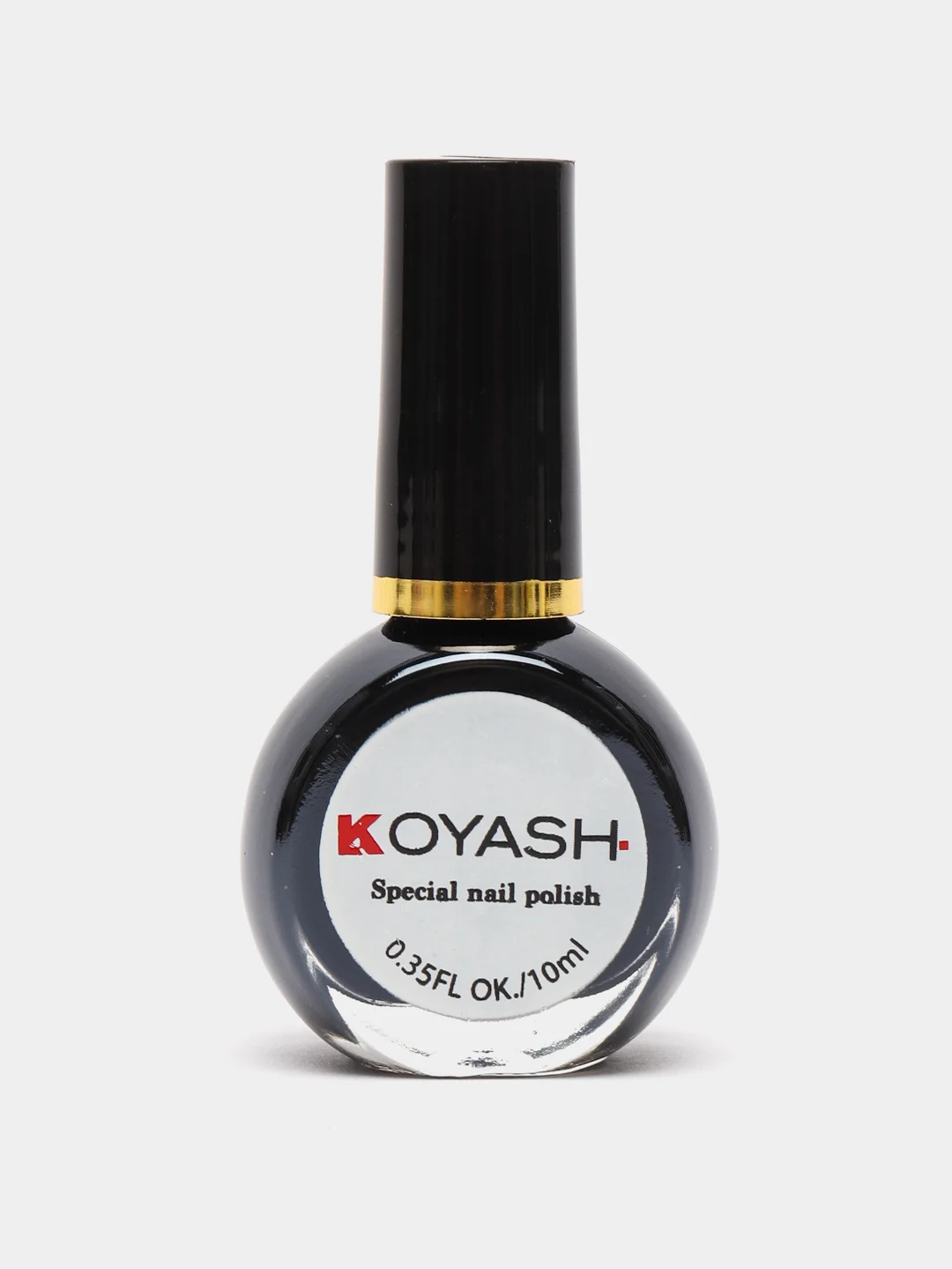 Черный лак для стемпинга, для гель лака KOYASH