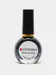 Черный лак для стемпинга, для гель лака KOYASH