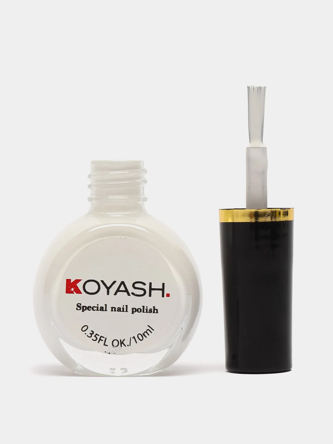Белый лак для стемпинга, для гель лака KOYASH