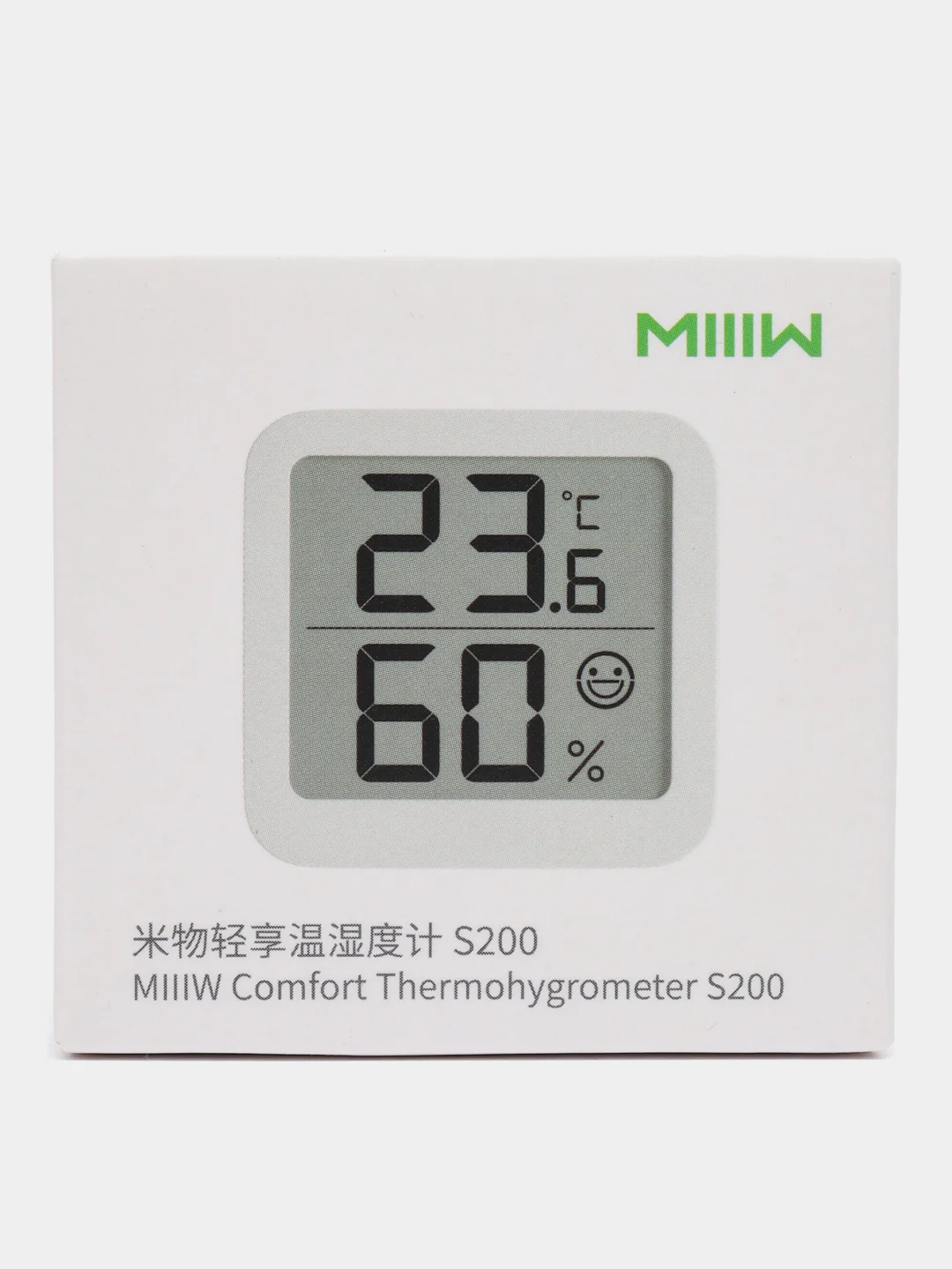 Белый датчик температуры и влажности Xiaomi MIIIW S200, MWTH02