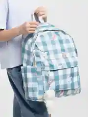 Бирюзовый рюкзак школьный, унисекс