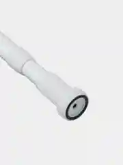 Белый карниз для ванной комнаты телескопический, штанга раздвижная для штор, 1,1-2 метра