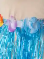 Алый гавайская юбка
