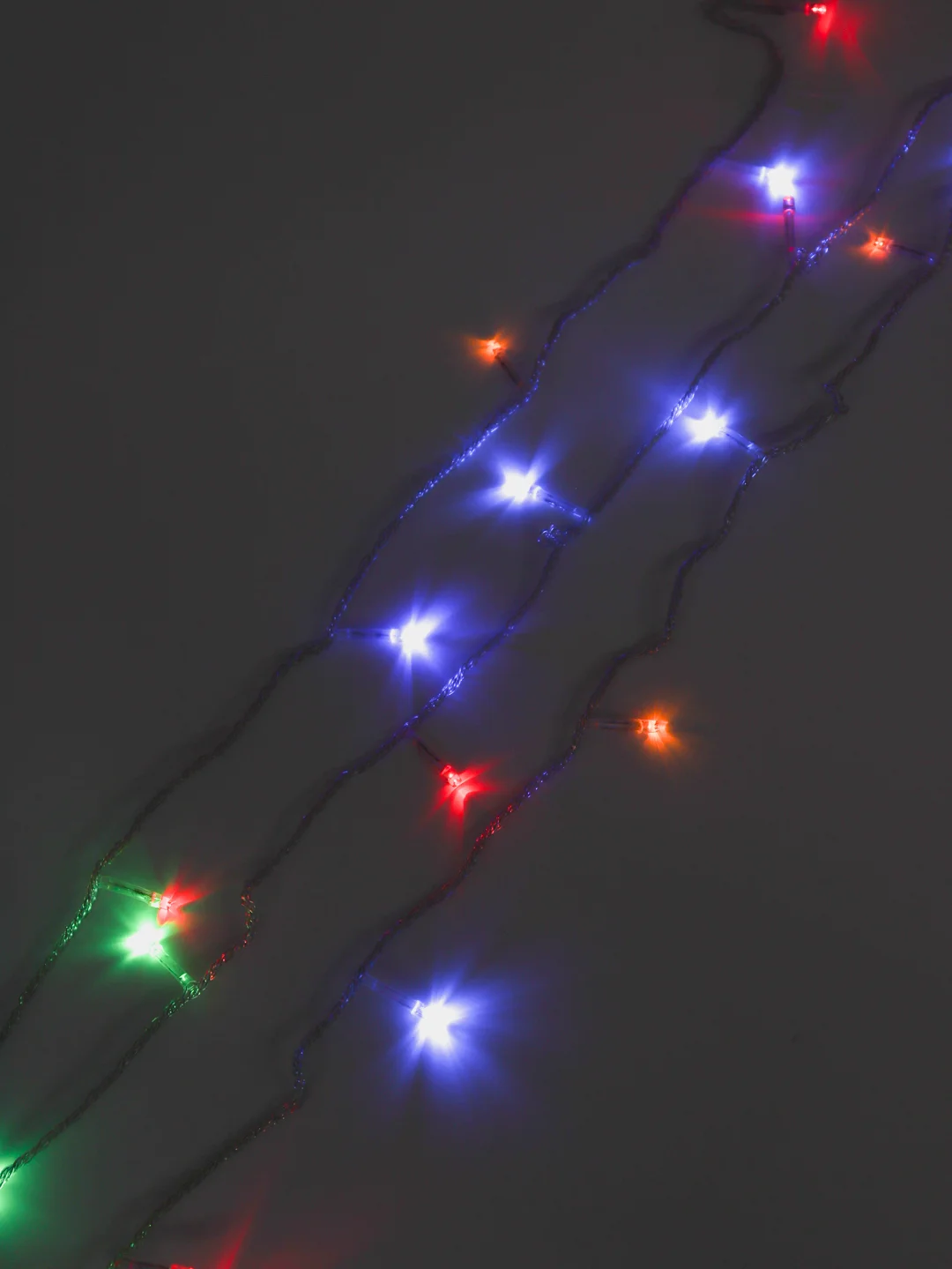 Гирлянда разноцветная, с небьющимися лампами, 7 метров, 100 LED