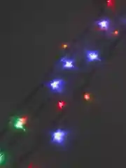Гирлянда разноцветная, с небьющимися лампами, 7 метров, 100 LED