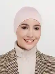 Черный бони прямая из ткани калифорния, чепчик, шапочка.