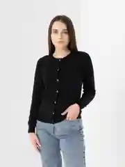 Черный кардиган женский
