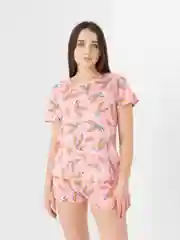 Зелёный хаки пижама женская, с шортами