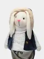 Синий заяц в костюме подарочный