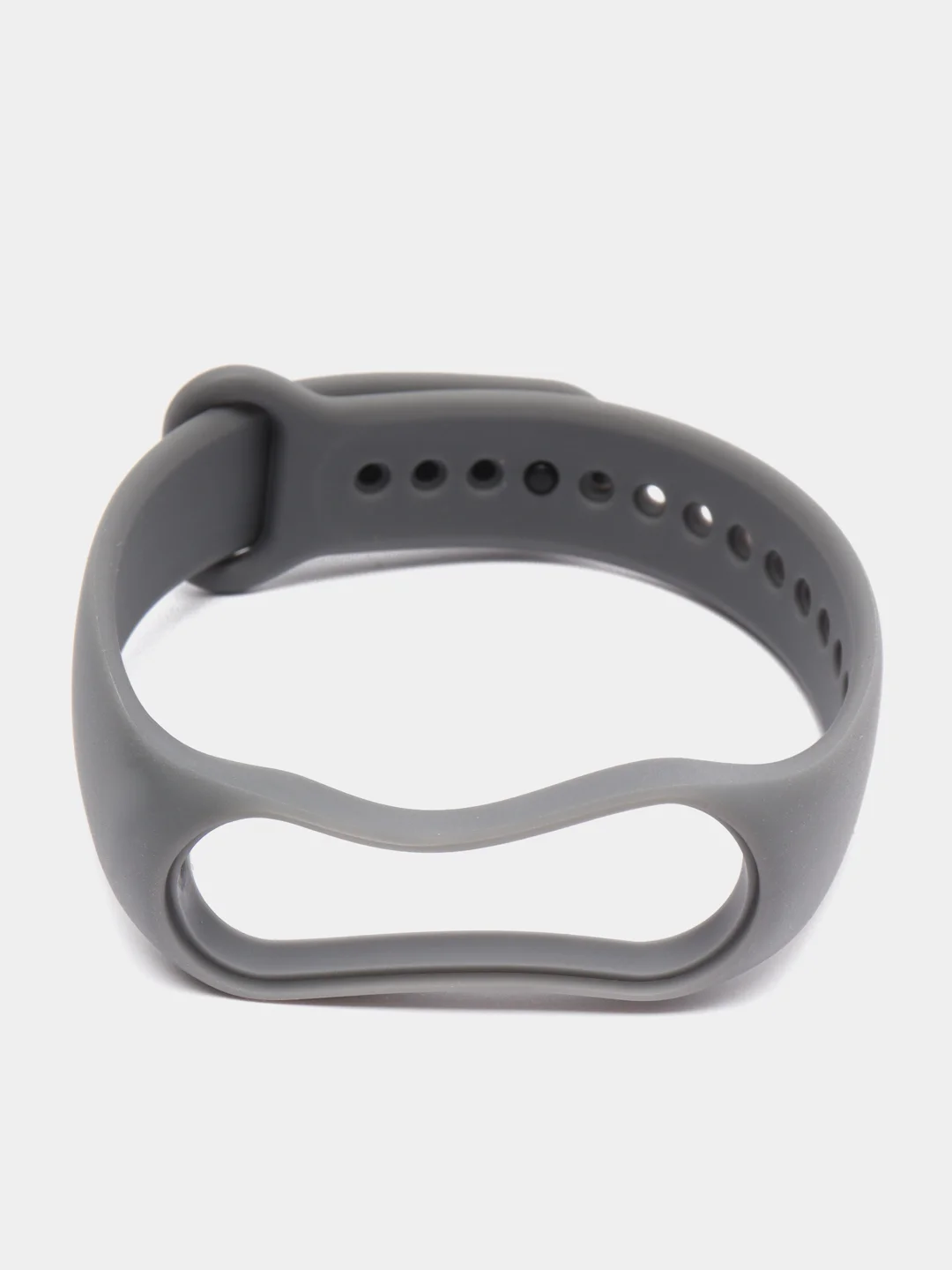 Серый силиконовый ремешок для фитнес-браслета Xiaomi Mi Band 7