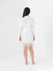 Белый халат домашний