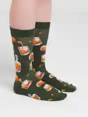 Носки с принтом "Виски"