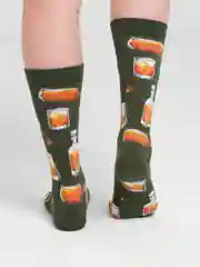 Носки с принтом "Виски"