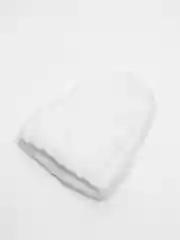 Молочный шапка женская, утеплённая, зимняя, из шерсти, с подкладкой на флисе
