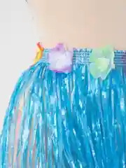 Алый гавайская юбка