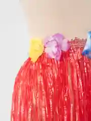 Алый гавайская юбка