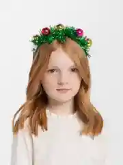 Лайм карнавальный ободок на Новый год, световой