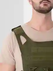 Зеленый разгрузочный жилет