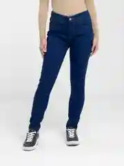 Синий джинсы женские