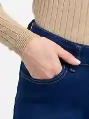 Синий джинсы женские