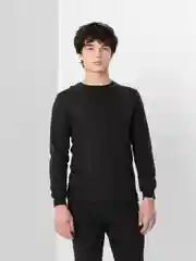 Черный термобелье мужское, с начесом